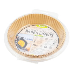 Hartie de copt pentru friteuza, Zass ZPL 01, 16 x 4.5 cm, maro, 100 bucati