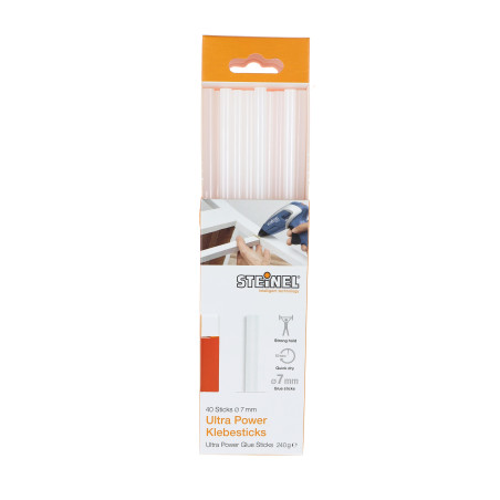 Bagheta adeziv semitransparent, pentru lipire, Steinel Ultra Power, 7 mm, 240 g