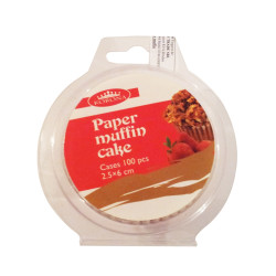 Hartie muffin, 46400001, 2.5 x 6 cm, 100 buc