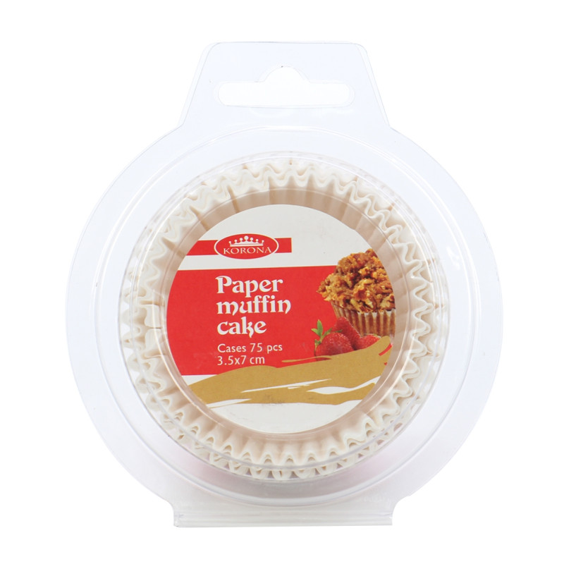 Hartie muffin 46400003, 3.5 x 7 cm, 75 buc