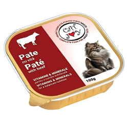 Hrana umeda pentru pisici, Cat Joy, adult, vita, 100 g
