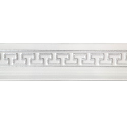 Bagheta decorativa polistiren CM17-RWS, clasic, alb, 200 x 9.5 cm