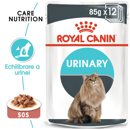 Hrana umeda pisica Royal Canin Urinary Care Adult, sanatatea tractului urinar, in sos, 85 g