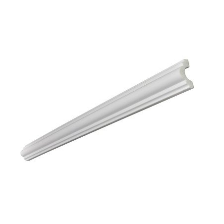 Bagheta decorativa polistiren extrudat SKFP 40, modern, alb, 150 x 4 x 2.1 cm