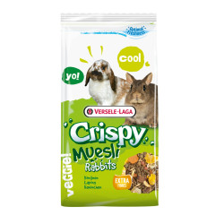 Hrana uscata pentru iepuri Crispy Muesli, Versele Laga, 1 kg
