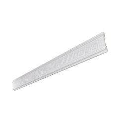 Bagheta decorativa polistiren extrudat SKFP 48.1, modern, alb, 150 x 4.8 x 0.9 cm