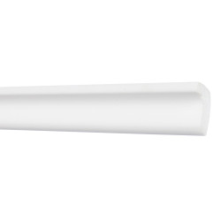 Bagheta decorativa polistiren L25, clasic, alb, 200 x 2.5 x 2 cm