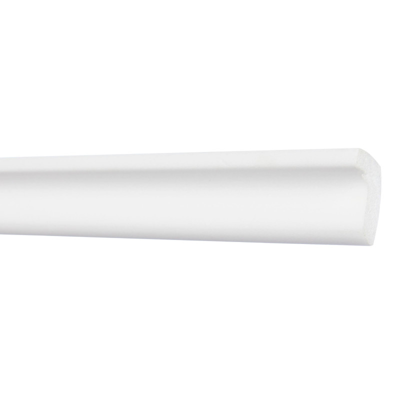 Bagheta decorativa polistiren L25, clasic, alb, 200 x 2.5 x 2 cm