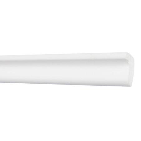 Bagheta decorativa polistiren L25, clasic, alb, 200 x 2.5 x 2 cm