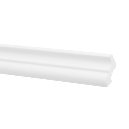 Bagheta decorativa polistiren LX35, modern, alb, 200 x 3.5 x 3.5 cm