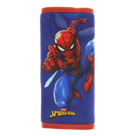 Husa protectie centura de siguranta auto copii, Marvel, Spiderman, 18.5 x 8 x 3 cm
