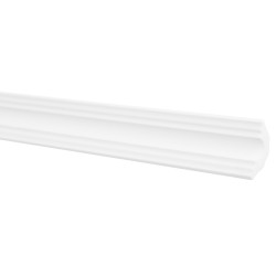 Bagheta decorativa polistiren LX40, modern, alb, 200 x 3 x 3 cm