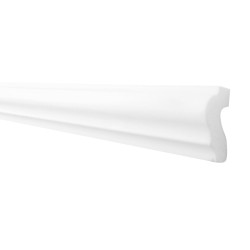 Bagheta decorativa polistiren LX42, modern, alb, 200 x 4 x 2 cm