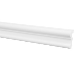 Bagheta decorativa polistiren LX70, modern, alb, 200 x 7 x 2 cm