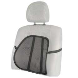 Husa scaun auto, tip suport lombar, universal, mesh, negru
