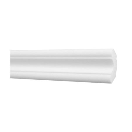 Bagheta decorativa polistiren X-24, modern, alb, 200 x 2.9 x 1 cm