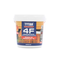 Impregnant ignifug pentru lemn, Tytan Professional 4F, transparent / rosu, 1 kg