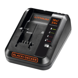 Incarcator rapid, Black+Decker DualVolt BDC2A-QW, 2 A, pentru acumulatori Li-Ion, 18 V si 54 V