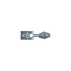 Incuietoare pentru lada, din tabla zincata, 100 x 30 mm