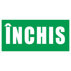 Indicator dublu inchis / deschis Sun Prints, PVC, dreptunghiular, 19.5 x 9.5 cm
