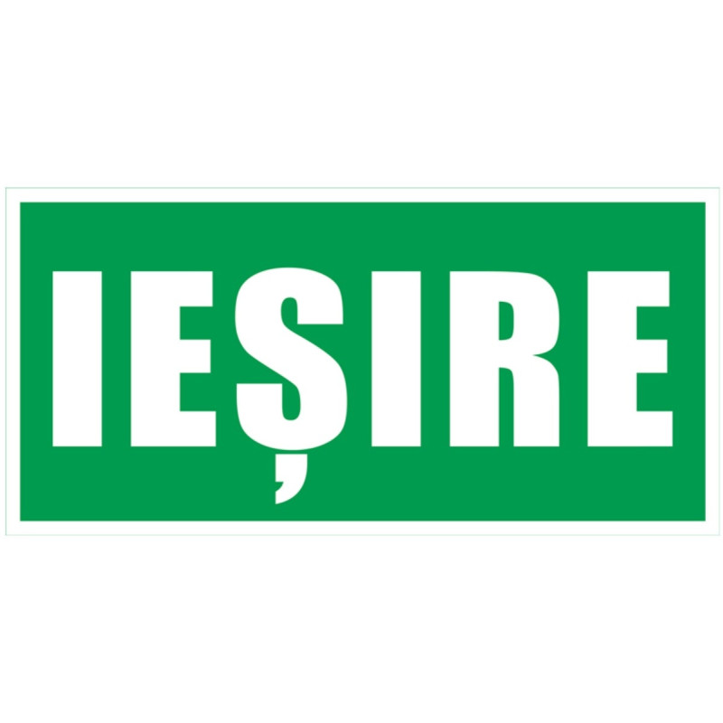 Indicator iesire RO Sun Prints, autocolant, 19 x 9 cm Indicator iesire RO Sun Prints, autocolant, 19 x 9 cm