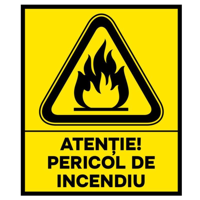 Indicator incendiu / substante inflamabile Sun Prints, PVC, dreptunghiular, 16 x 19 cm Indicator incendiu / substante inflamabile Sun Prints, PVC, dreptunghiular, 16 x 19 cm