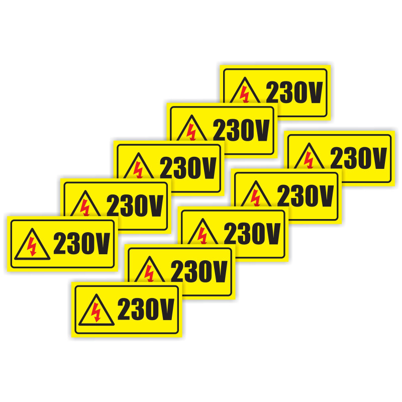 Indicator semnalizare Priza 220/ 230 V, PVC, 10 x 5 cm, set 10 bucati