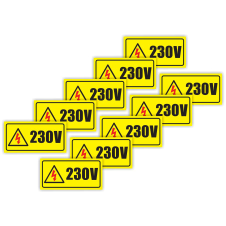 Indicator semnalizare Priza 220/ 230 V, PVC, 10 x 5 cm, set 10 bucati
