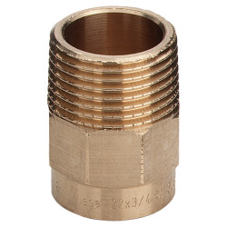 Adaptor bronz, interior-exterior, 22 mm x 1", 4243G
