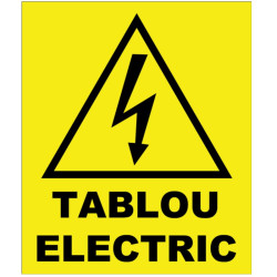 Indicator tablou electric Sun Prints, autocolant, dreptunghiular, 16 x 19 cm