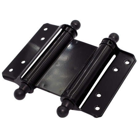 Balama batanta cu arc, pentru usi / porti,  93730, otel, negru, 125 mm