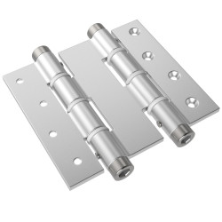 Balama batanta, pentru usi, aluminiu, argintiu, 120 x 133 mm