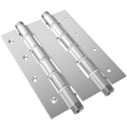 Balama batanta, pentru usi, aluminiu, argintiu, 180 x 133 mm
