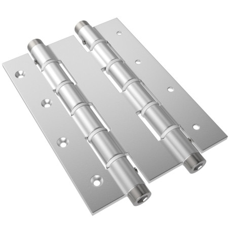 Balama batanta, pentru usi, aluminiu, argintiu, 180 x 133 mm