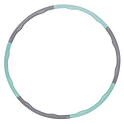 Inel Hula Hoop, HKHL108, polipropilena, albastru + gri, D 100 cm