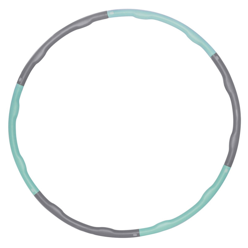 Inel Hula Hoop, HKHL108, polipropilena, albastru + gri, D 100 cm Inel Hula Hoop, HKHL108, polipropilena, albastru + gri, D 100 cm