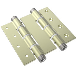 Balama batanta, pentru usi, aluminiu, auriu, 120 x 133 mm