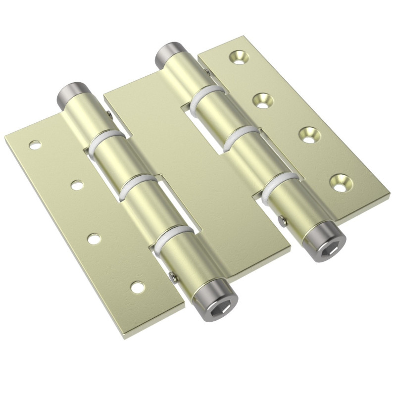 Balama batanta, pentru usi, aluminiu, auriu, 120 x 133 mm
