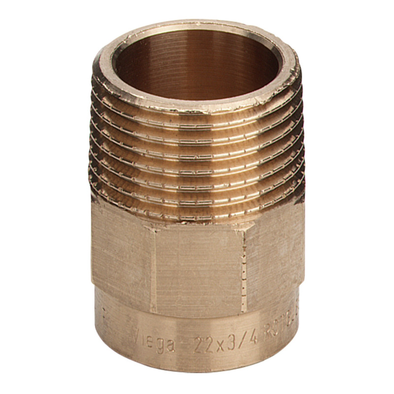 Adaptor bronz, interior-exterior, 22 mm x 1/2", 4243G