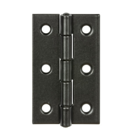 Balama cu aripi plane, pentru mobila, din otel, negru, Vormann, 80 x 41 mm