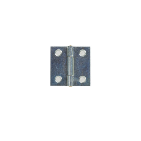 Balama cu aripi plane, pentru mobila, din tabla zincata, 25 x 22 mm