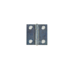 Balama cu aripi plane, pentru mobila, din tabla zincata, 30 x 30 mm