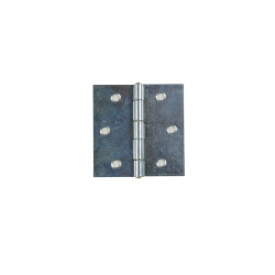 Balama cu aripi plane, pentru mobila, din tabla zincata,  60 x 60 mm