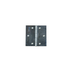 Balama cu aripi plane, pentru mobila, din tabla zincata, 80 x 80 mm