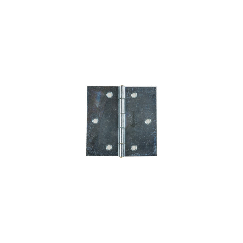Balama cu aripi plane, pentru mobila, din tabla zincata, 80 x 80 mm