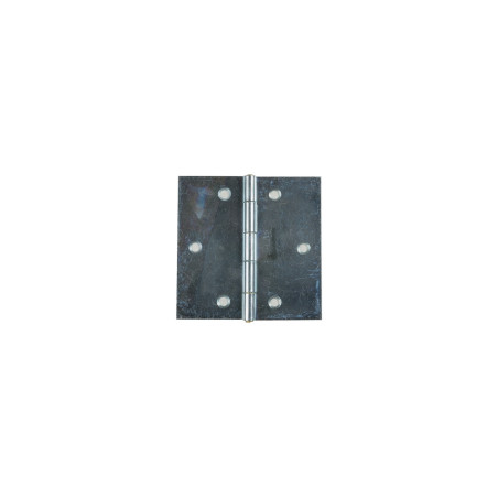 Balama cu aripi plane, pentru mobila, din tabla zincata, 80 x 80 mm