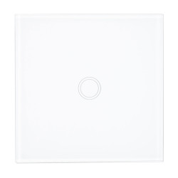 Intrerupator touch simplu cu indicator luminos, PNI SH101, incastrat, alb