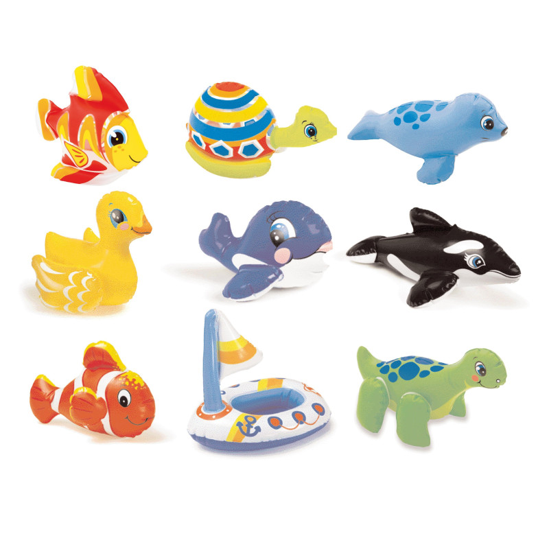 Jucarie gonflabila pentru piscina Intex 58590NP, diverse forme, 30 cm Jucarie gonflabila pentru piscina Intex 58590NP, diverse forme, 30 cm