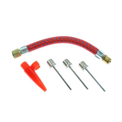 Kit accesorii pompa minge / velo, ace + valva + furtun