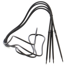 Kit pentru ciuperca de picurare 4x, negru, polietilena